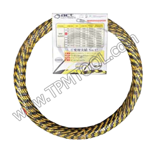 ACT-ACTD67BY-01 ฟิตเทปแบบ POM 7.0 mm (สีดำ-เหลือง) 15m