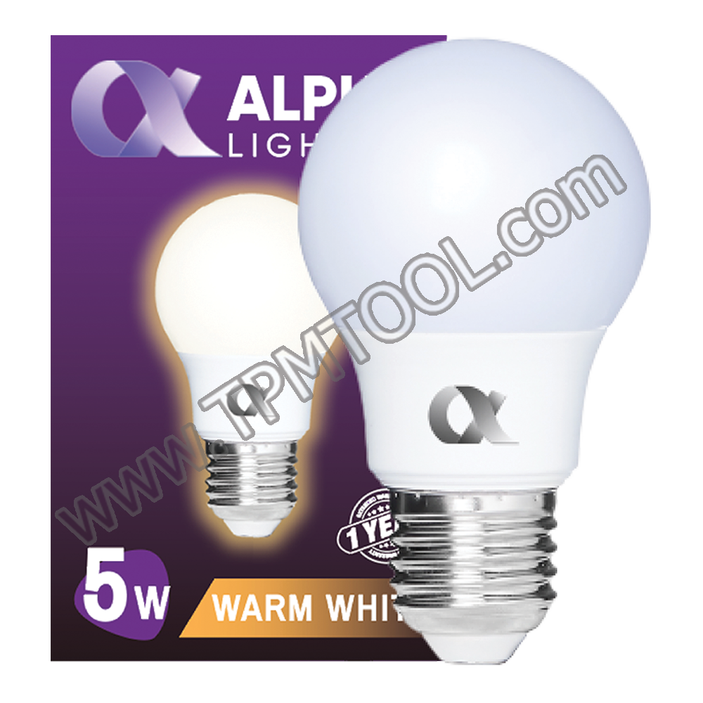 ALPHA-ALPA02D-03 หลอด BULB Daylight 3W
