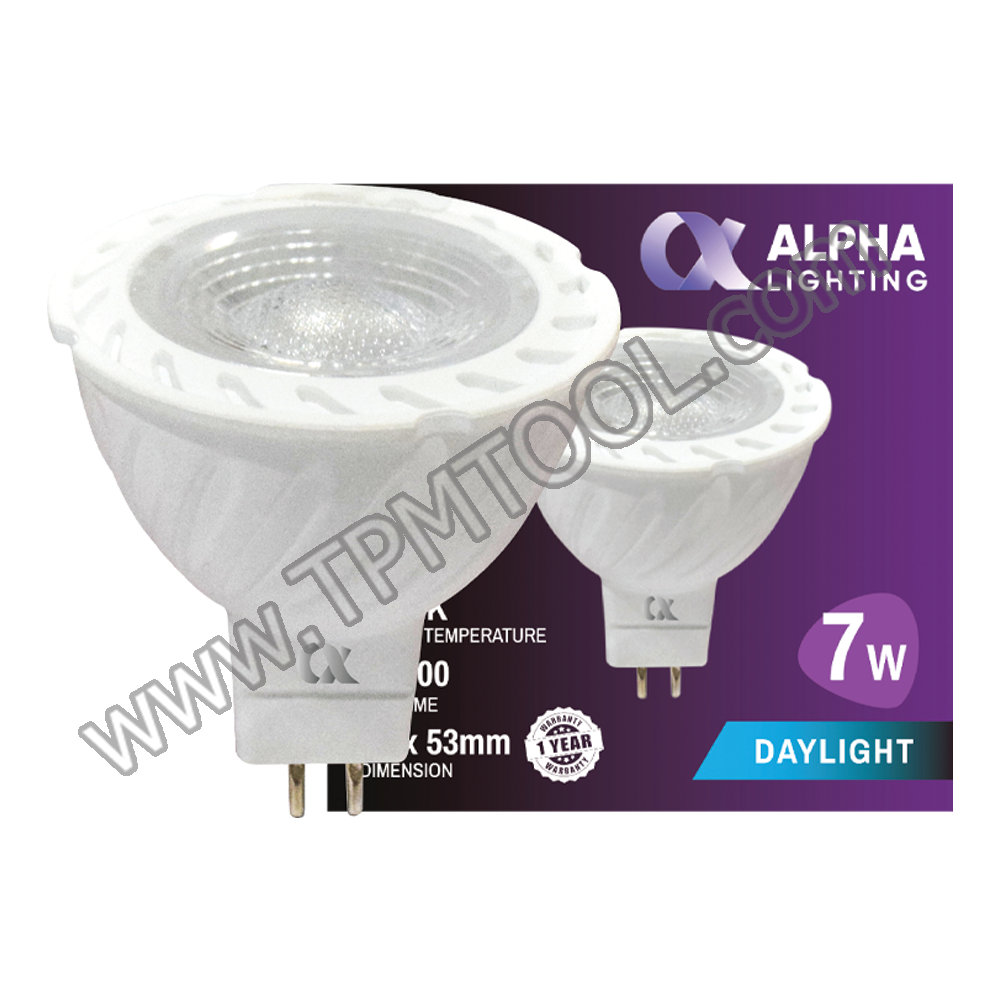 ALPHA-ALPA07D-05 หลอดไฟ MR16 Daylight 5W