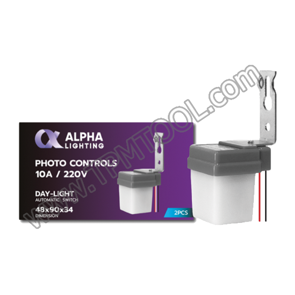 ALPHA-ALPA09-06 สวิตช์เซนเซอร์แสงแดด 6A