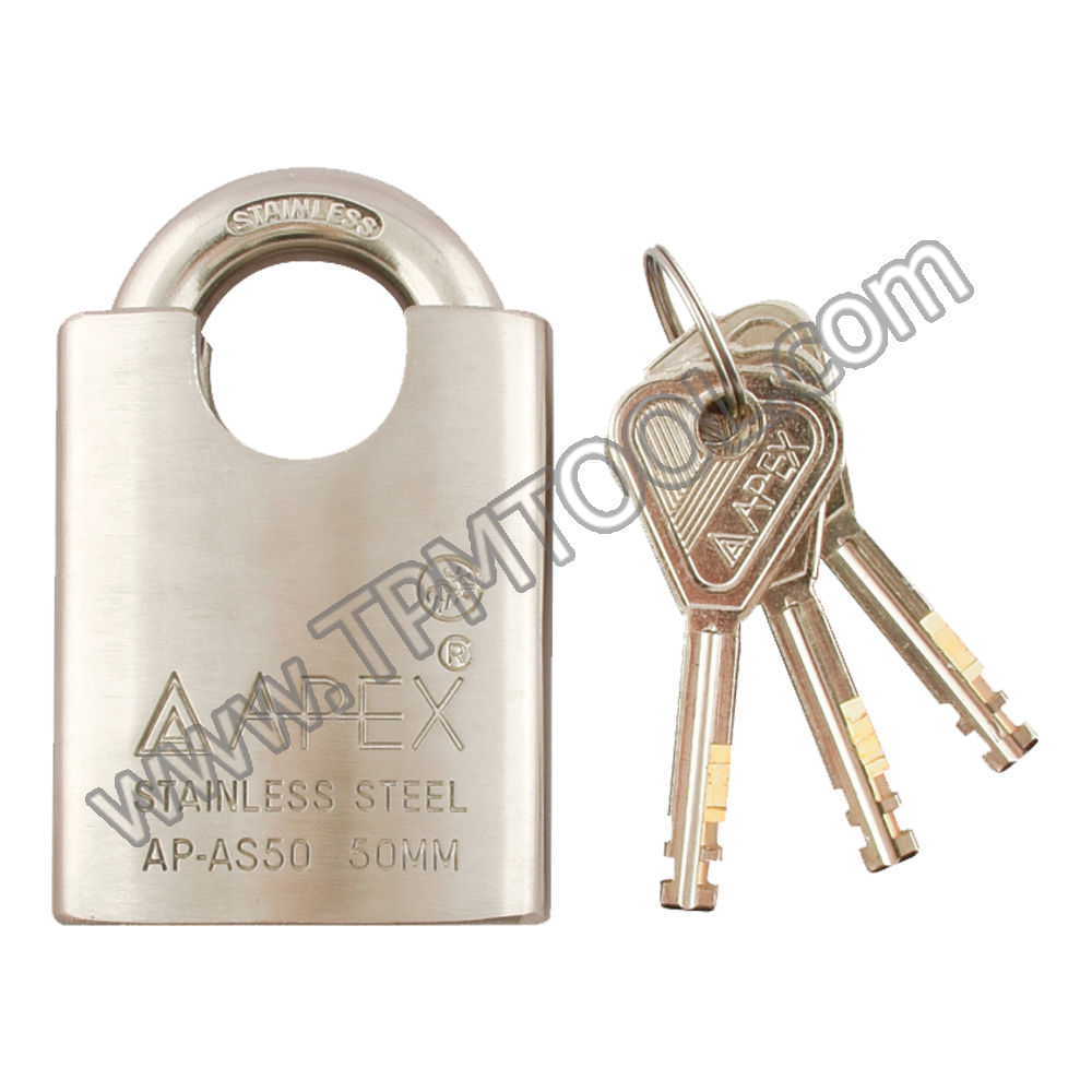 APEX-APXD08-AS40 กุญแจคล้องสแตนเลส แบบหุ้มคอ 40mm