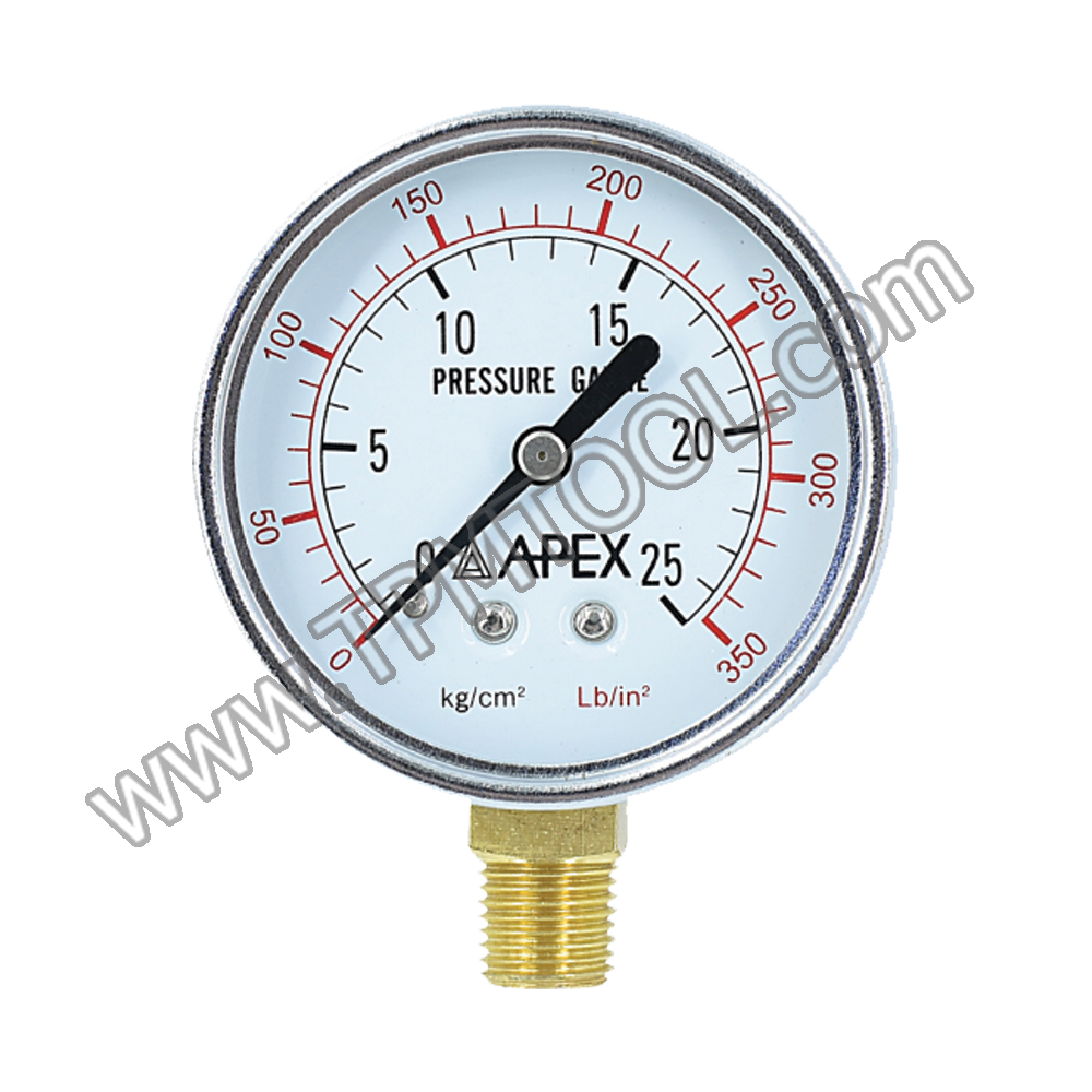 APEX-APXC11-003 เกจวัดความดัน 2.1/2” 3 KGS