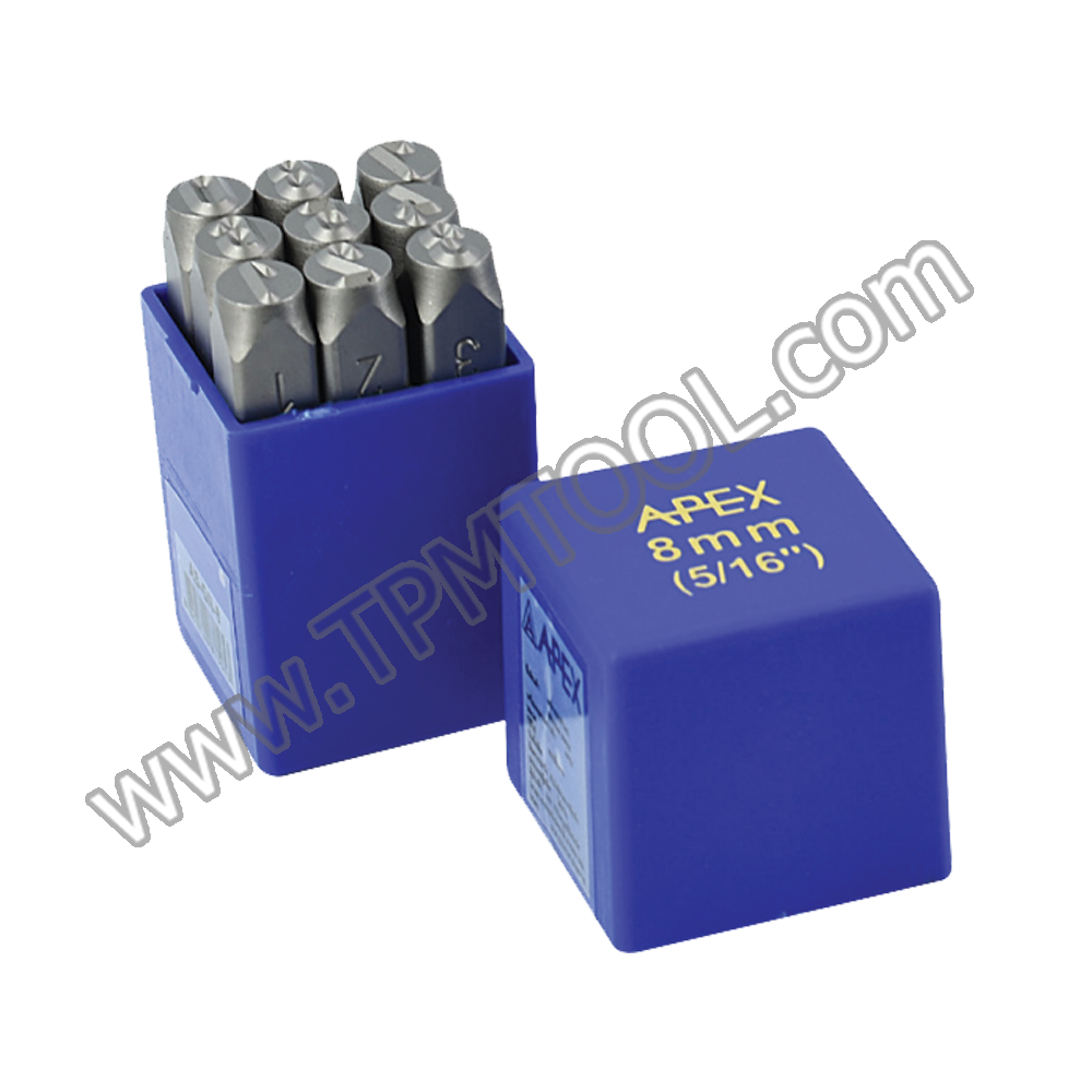 APEX-APXC13-02 เหล็กตอกตัวเลข 0-9 2mm