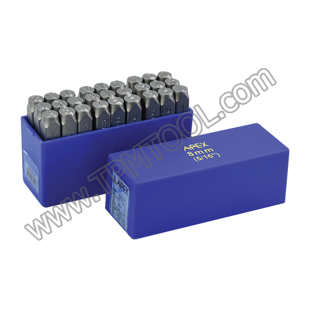 APEX-APXC14-02 เหล็กตอกตัวอักษร A-Z 2mm