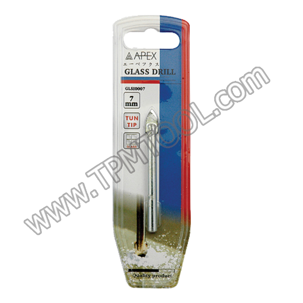 APEX-APXA15-030 ดอกคาร์ไบด์เจาะกระจก 3mm