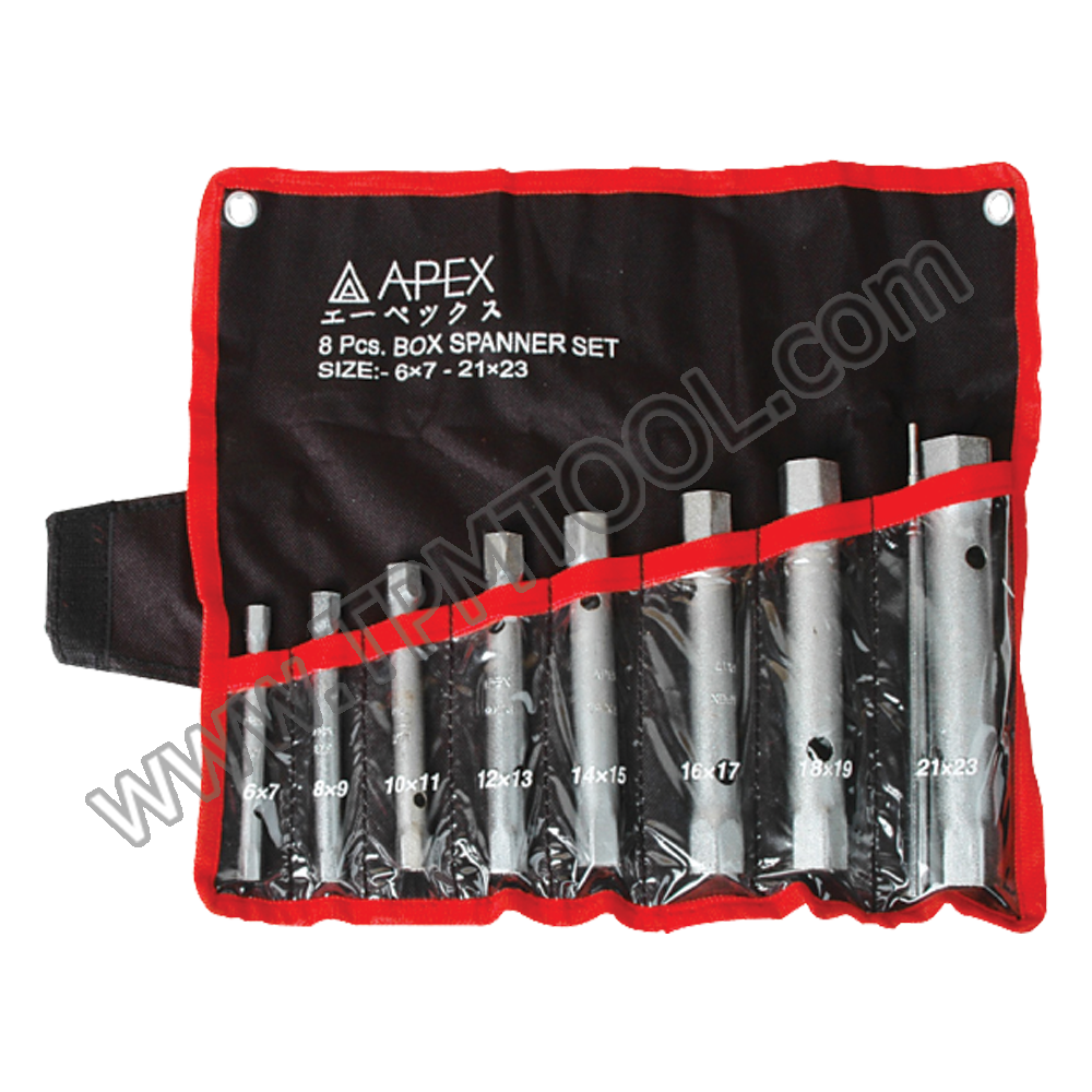 APEX-APXB03S-08 ชุดประแจบ็อกกระบอก 8 ตัว