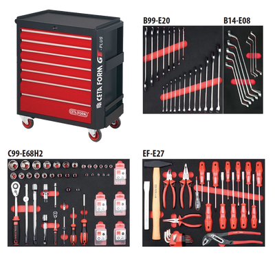 ชุดเครื่องมือรวม 123 ชิ้น พร้อมตู้ A01-06 Cetaform-A50TK-123A01 ...