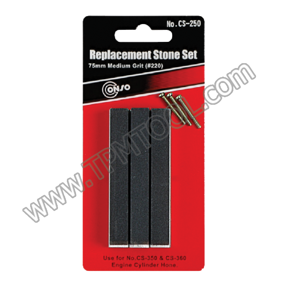 Conso-CNSA01R-CS250 หินขัดกระบอกลูกสูบ 3 อันชุด 3”