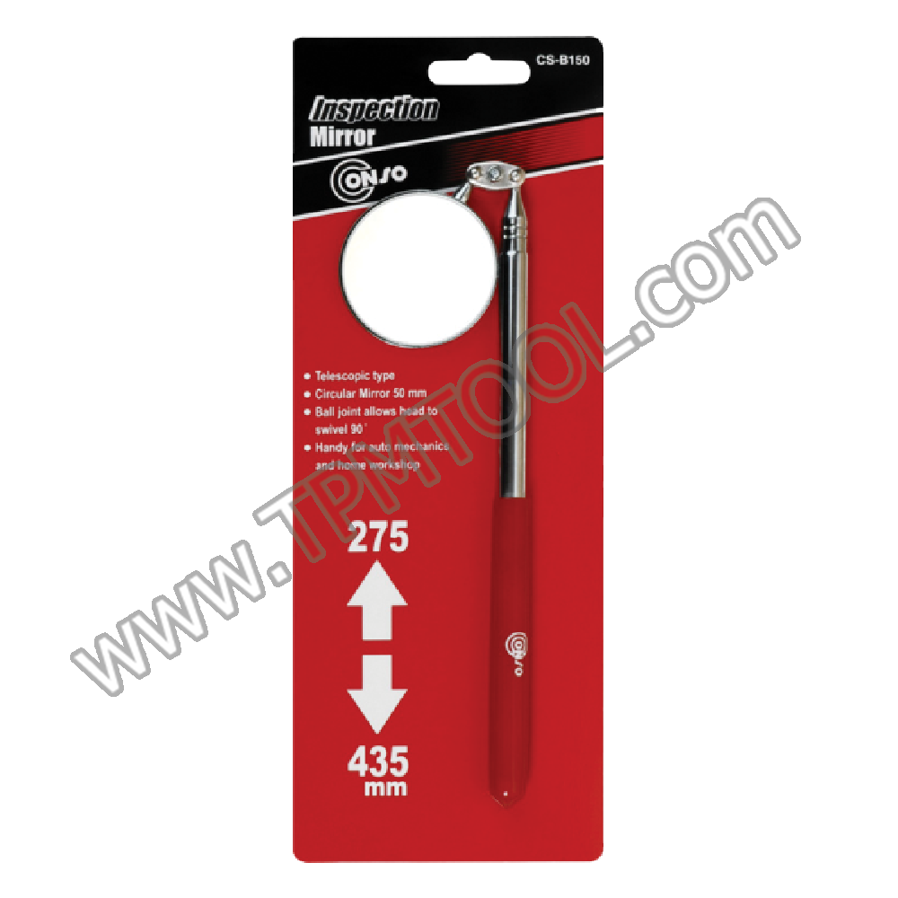 Conso-CNSE01-01 กระจกส่องเครื่องกลมแบบท่อยืด