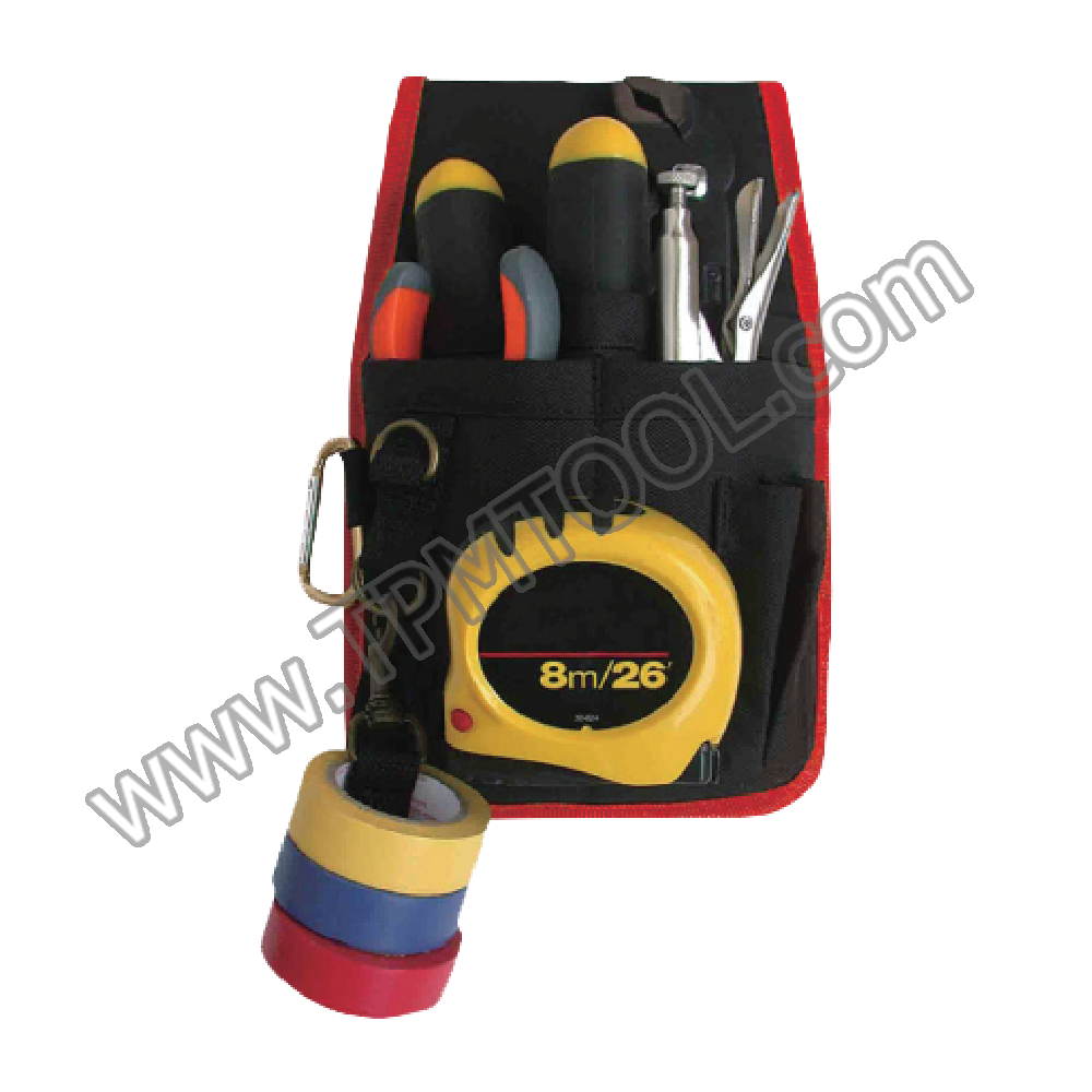 Conso-CNSH03-05 กระเป๋าเครื่องมือช่าง แบบผ้า คาดเอว W6”xH11.5”xD2”