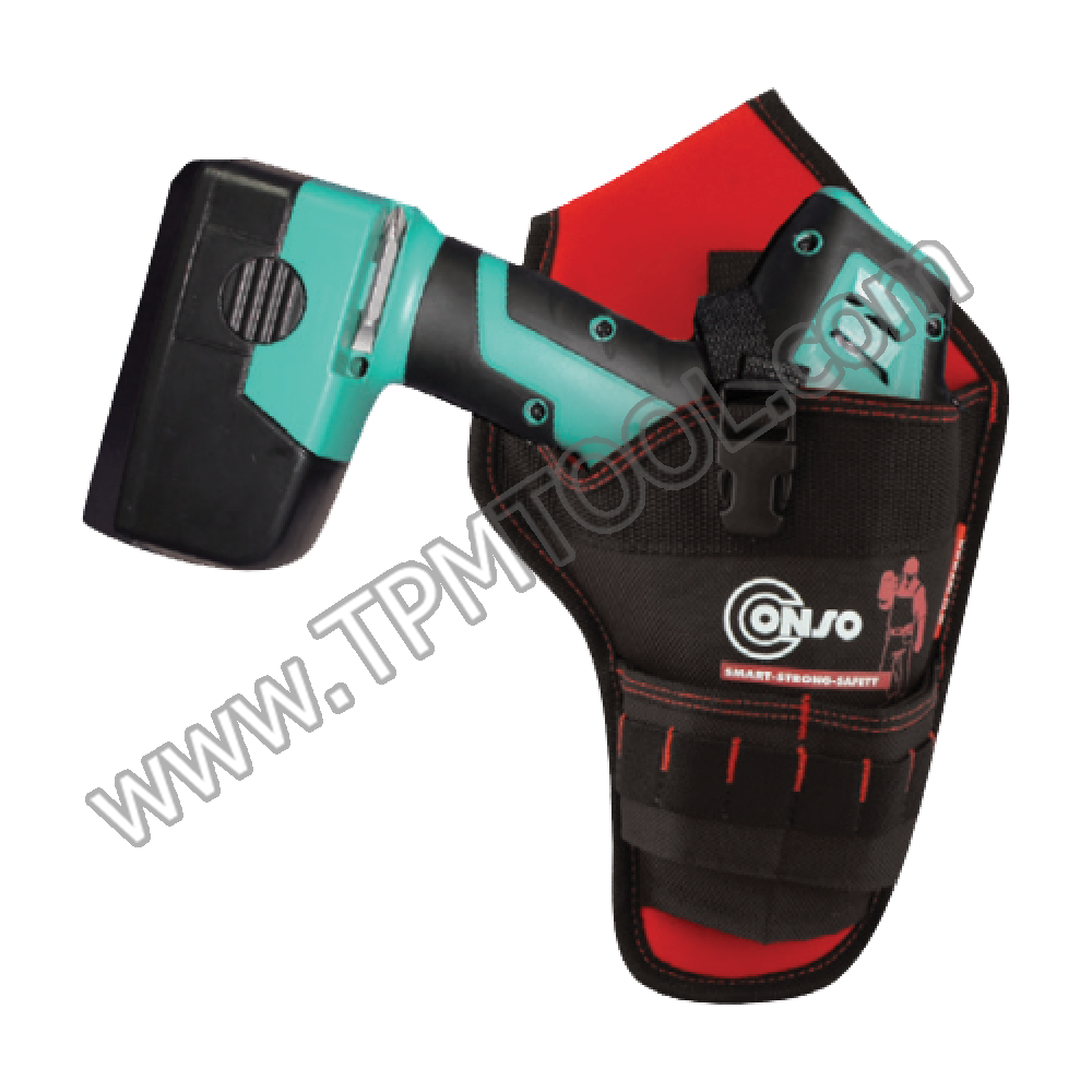 Conso-CNSH03-07 กระเป๋าเครื่องมือช่าง แบบผ้า คาดเอว W7”xH12”xD2”