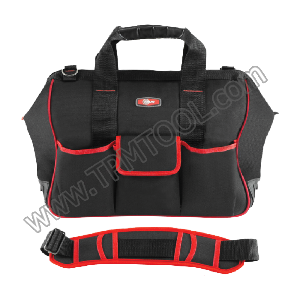 Conso-CNSH04-05 กระเป๋าเครื่องมือช่าง แบบผ้า หูหิ้ว (ก้นยาง) W16”xH12”xD9”