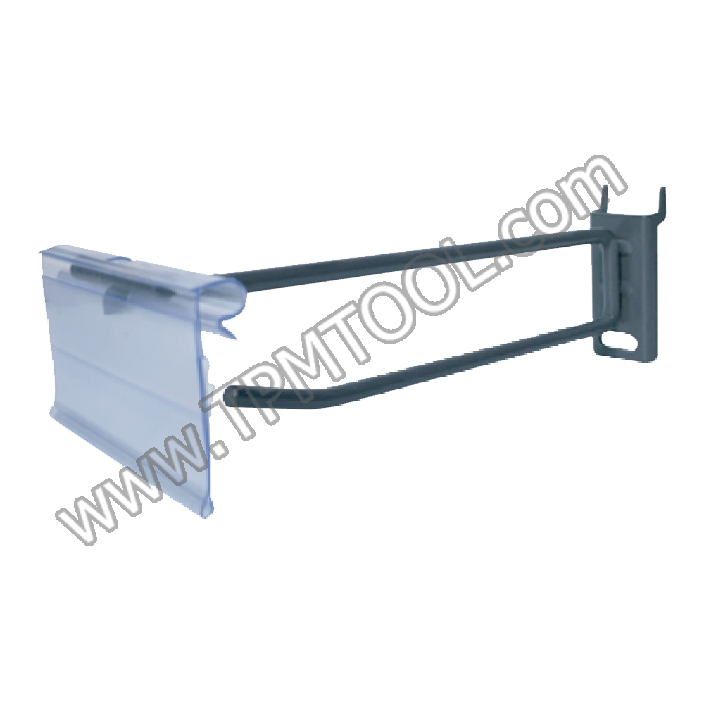Conso-CNSH12R-02 ขอแขวนสินค้าขาเดี่ยวพร้อมป้ายราคา 5.8x200mm