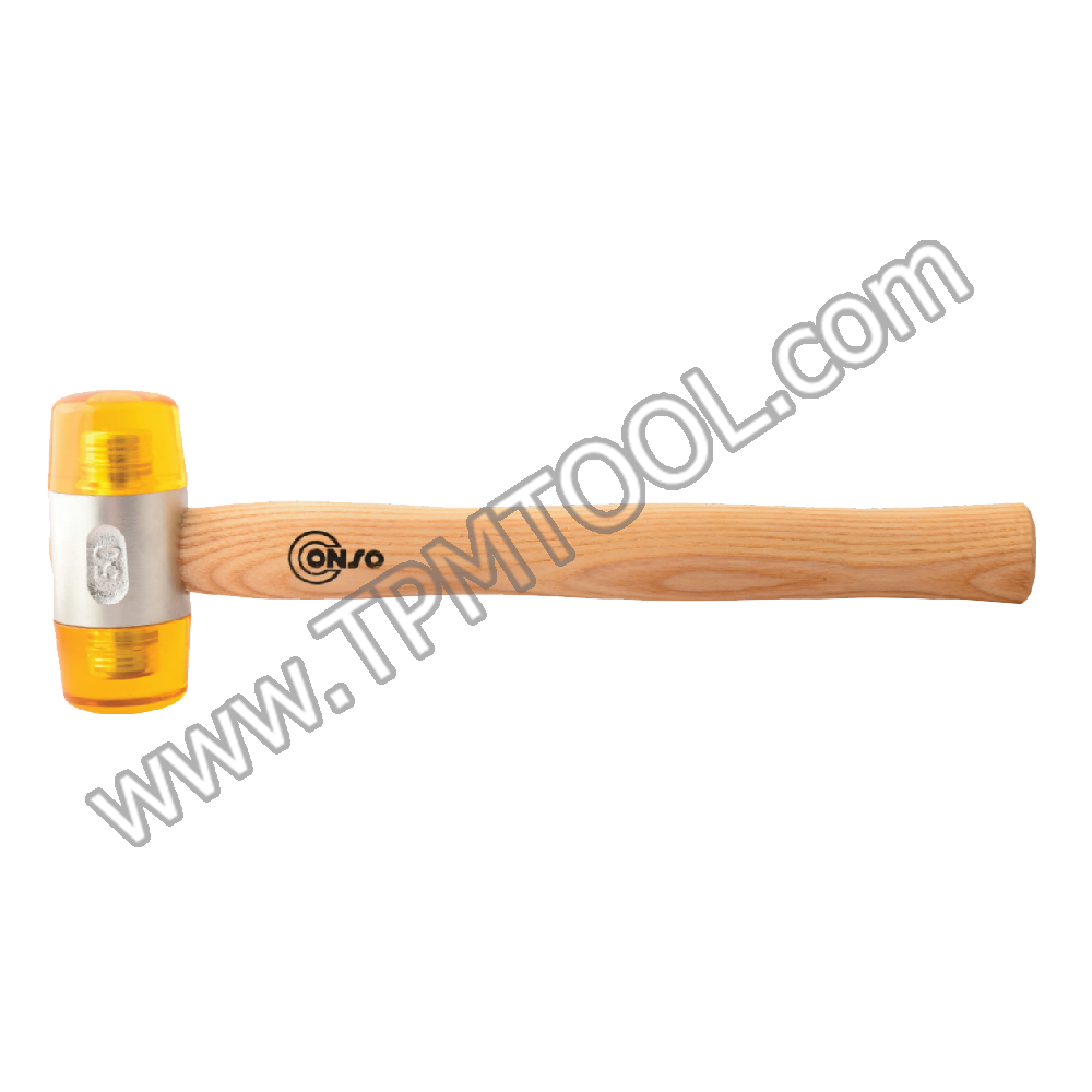 Conso-CNSL04-22 ค้อนหัวพลาสติกสีเหลือง 22mm