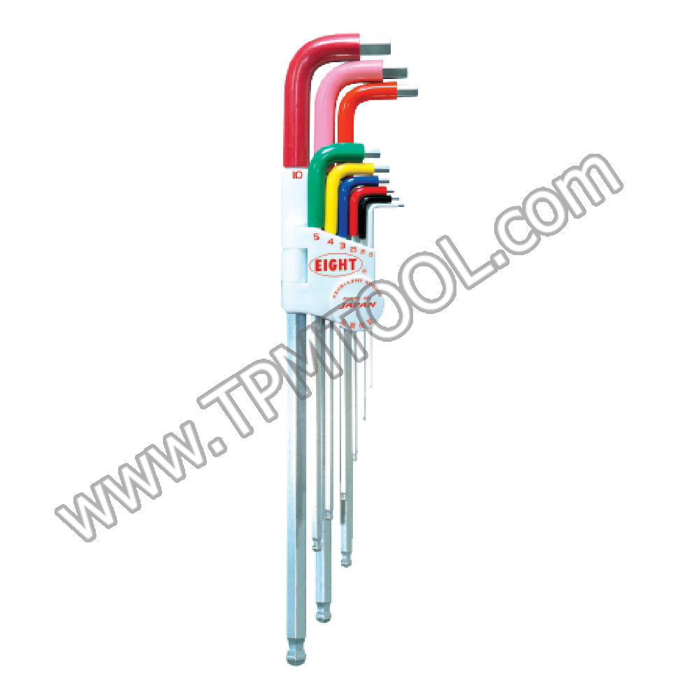 Eight-EGHB10-015 ประแจหัวบอลเตเปอร์ สีขาว พิเศษ 1.5mm