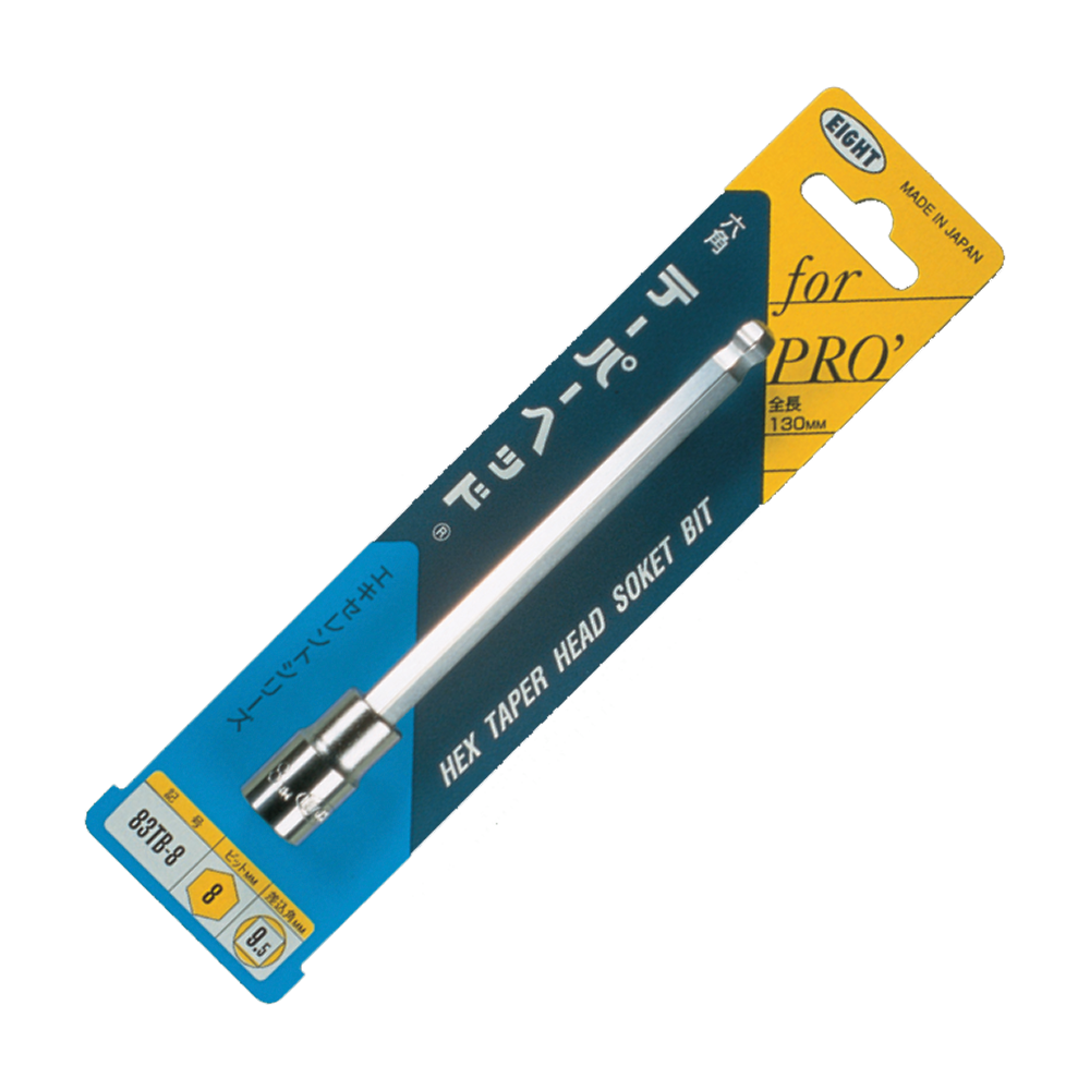Eight-EGHCB15-01 ลูกบ็อกเดือยโผล่ หัวบอลเตเปอร์ ยาว รู 3/8” 4mm