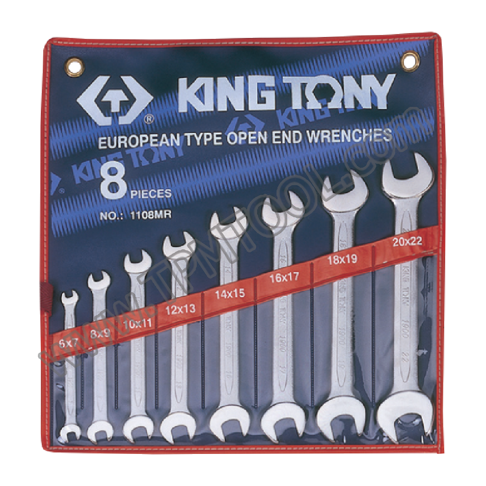 Kingtony-KGTE02S-08 ประแจปากตายชุด 8 ตัว