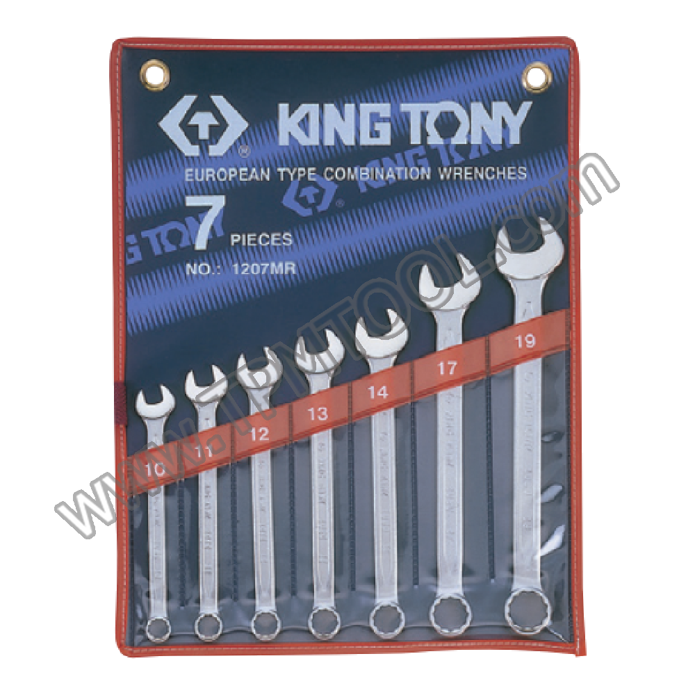 Kingtony-KGTE11S-07 ชุดประแจแหวนข้าง-ปากตาย 7 ตัว/ชุด