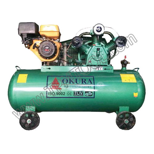 ปั๊มลมพร้อมเครื่องยนต์ Okura OKUC2604T80 Okura tools Products ไทย
