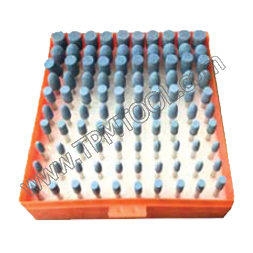 หินเจียรนัยแกน 3mm 100 ตัว/ชุด สีเทา Okura-OKUH03R-03-PA100