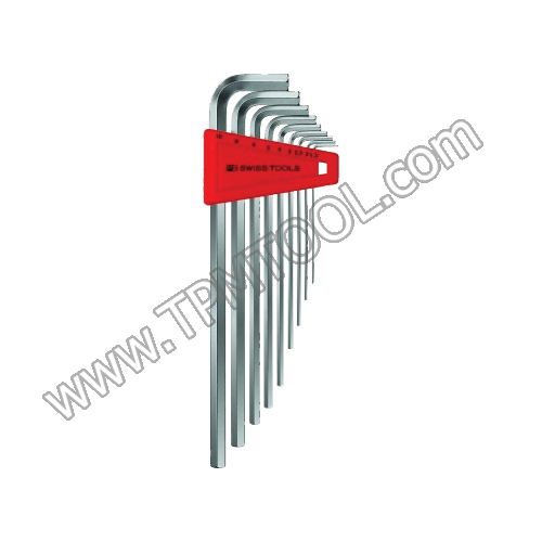 PB-PBSC01-211H10 ชุดประแจหกเหลี่ยม หัวตัดยาว 9ตัว/ชุด 1.5-10mm