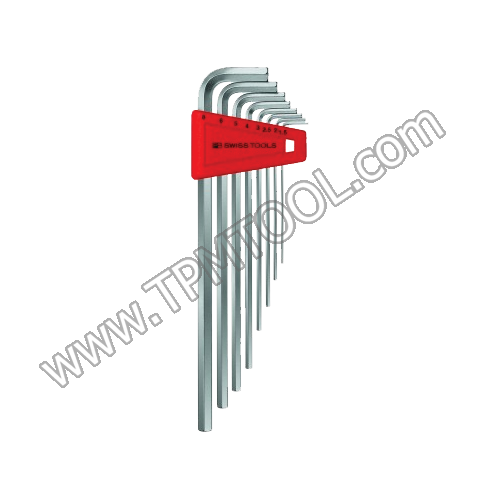PB-PBSC01-211H2 ชุดประแจหกเหลี่ยม หัวตัดยาว 5ตัว/ชุด 0.71-2mm