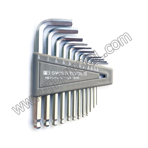 PB-PBSC01-212ZH12 ประแจหกเหลี่ยมหัวบอลสั้น 1/20"-5/16"