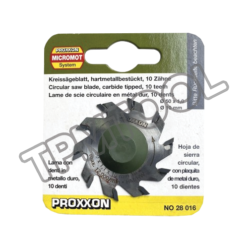 PROXXON-PRXA18-03 ใบเลื่อยคาร์ไบท์ตัดไม้ 50 มม.