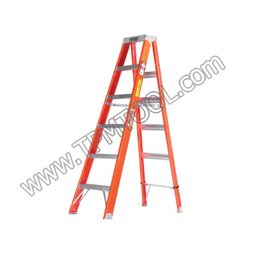 RIDGID-RIGJ03-76692 บันไดไฟเบอร์กลาสทรง A ขึ้นลง 1 ฝั่ง RL FGS-6 6'