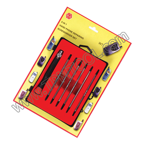 Solid-SLDF01-R61 ไขควงซ่อมมือถือ สลับหัว 6in1